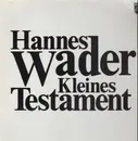 LP - Hannes Wader - Kleines Testament
