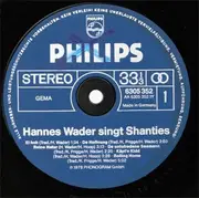 LP - Hannes Wader - Hannes Wader Singt Shanties