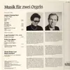 LP - Hanni Widmer und Bruno Eberhard - Musk für zwei Orgelnk - Gatefold