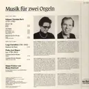 LP - Hanni Widmer und Bruno Eberhard - Musk für zwei Orgelnk - Gatefold