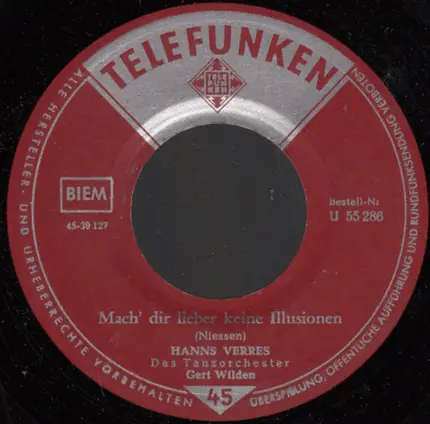 Hanns Verres - Ich Hab' So Lange Nichts Von Dir Gehört
