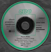 CD - Hanns Eisler - Chamber Cantatas & Songs
