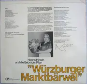 LP - Hanns Hirsch Und Gebrüder Pfarr - 'Würzburger Marktbärwel'