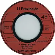 7inch Vinyl Single - Hanny En De Rekels - Mario / Je Bent Niet Rijk - Orange injection mould labels
