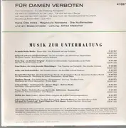 7inch Vinyl Single - Hans Otto Hilke - Regnould Nonsens - Die Nußknacker Und Ein Blasorchester Leitung: Alfred Matschat - Für Damen Verboten