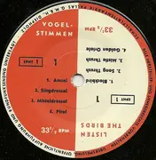 7inch Vinyl Single - Hans A. Traber - Listen The Birds 1 = So Singen Die Vögel 1