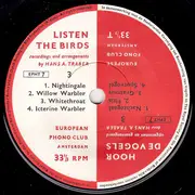 7inch Vinyl Single - Hans A. Traber - Listen The Birds 3 = Hoor De Vogels 3