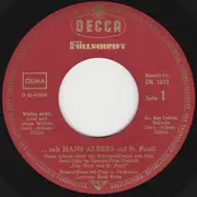 7inch Vinyl Single - Hans Albers - ...Mit Hans Albers Auf St. Pauli - White Cover