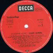 LP - Hans Albers - Goldene Serie