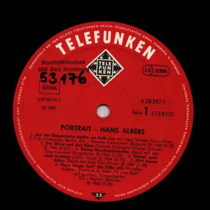 Hans Albers - Portrait