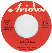 7inch Vinyl Single - Hans Arno Simon - Warte Noch Marie / Krotoschinsky-Polka - Company Sleeve
