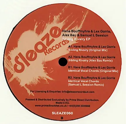Hans Bouffmyhre & Lex Gorrie - Sibling Rivalry EP
