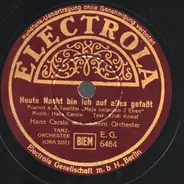 Hans Carste mit seinem Orchester - Was ein mann sich so denkt / Heute Nacht bin ich auf alles gefaßt