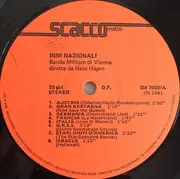LP - Hans Hagen / Banda Militare Di Vienna - Inni Nazionali - Still sealed