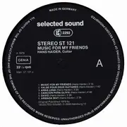 LP - Hans Haider - Music For My Friends