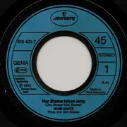 7inch Vinyl Single - Hans Hartz - Nur Steine Leben Lang