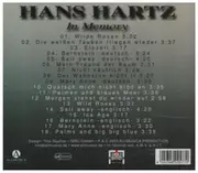 CD - Hans Hartz - In Memory