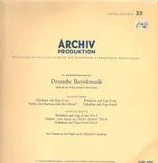 LP - Hans Heintze an der Orgel von St.Johannis in Lüneburg - Deutsche Barockmusik (Lübeck / Bruhns)