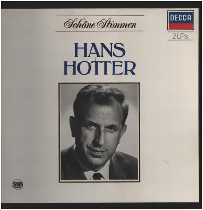 Parsons  / Schubert / Strauss / Hugo Wolf  / Carl Loewe - Hans Hotter - Lieder Von: Wolf Schubert Loewe Strauss Brahms Geoffrey Parsons