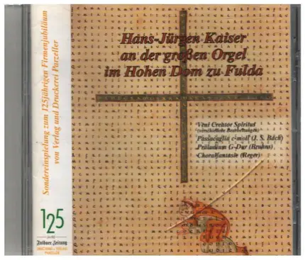 Hans-Jürgen Kaiser - an der großen Orgel im Hohen Dom zu Fulda