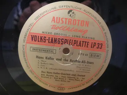 Hans Koller And The Austrian All Stars - Hans Koller And The Austria-All-Stars