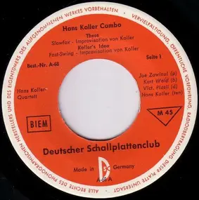 Hans Koller Quartet - Hans Koller Combo