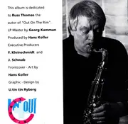 CD - Hans Koller - Out On The Rim