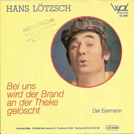 Hans Lötzsch - Bei Uns Wird Der Durst An Der Theke Gelöscht
