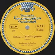10'' - Pfitzner / Wagner - F. Lehmann w/ Bamberger Symph. & Orch. des Bayerischen Rundfunks - Käthchen Von Heilbronn (Ouverture) / Rienzi (Ouverture) - Mono / Tulip