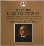 LP - Hans Pfitzner - Pfitzner Dirigiert Pfitzner - Mono