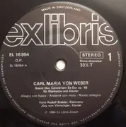 LP - Hans-Rudolf Stalder , Hansjürg Leuthold , Jürg von Vintschger - Virtuose Klarinettenmusik Der Romantik