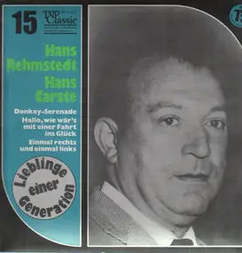 Hans Rehmstedt - Lieblinge einer Generation