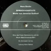 LP - Studer / Mozart - Spruch-Kantate / Krönungsmesse