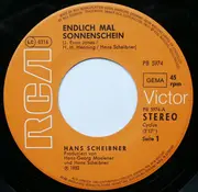 7inch Vinyl Single - Hans Scheibner - Endlich Mal Sonnenschein