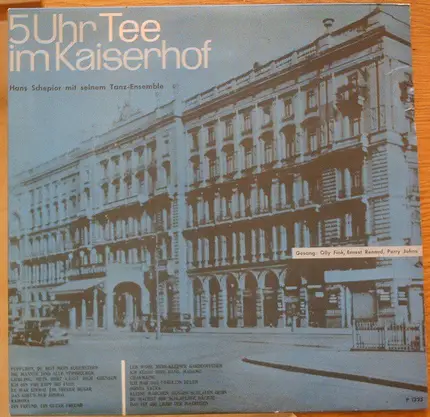 Hans Schepior Mit Seinem Tanzensemble - 5-Uhr-Tee Im Kaiserhof