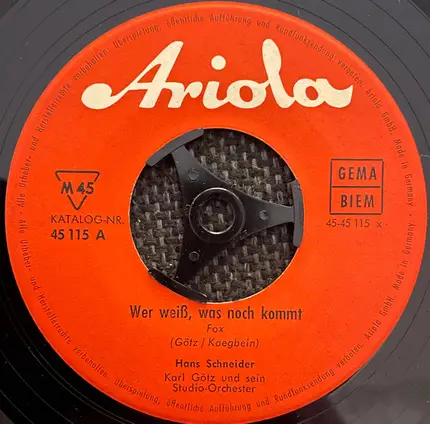 Hans Uwe Schneider - Wer Weiß, Was Noch Kommt