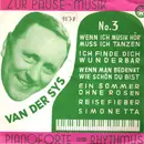 7inch Vinyl Single - Hans Van Der Sys - Zur Pause-Musik No. 3 - Mono