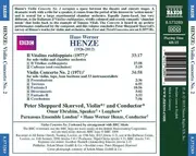 CD - Hans Werner Henze - Peter Sheppard , Omar Ebrahim , Longbow , Parnassus Ensemble of London - Violin Concerto No. 2 / Il Vitalino Raddoppiato