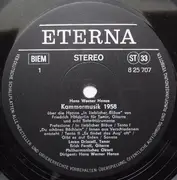 LP - Hans Werner Henze , Friedrich Hölderlin - Über Die Hymne 'In Lieblicher Bläue'