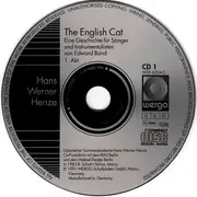 Double CD - Henze - The English Cat, Eine Geschichte für Sänger und Instrumentalisten von Edward Bond