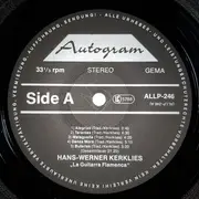 LP - Hans-Werner Kerklies - La Guitarra Flamenca