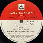 Double LP - Hans-Wilhelm Kulenkampff - Wo Steht Die Zeitgenössische Musik? - Mono