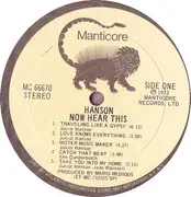 LP - Hanson - Now Hear This