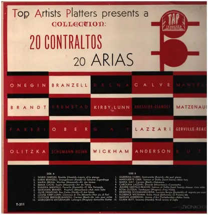 Händel / Massenet / Donzetti / Meyerbeer a.o. - 20 Contraltos 20 Arias