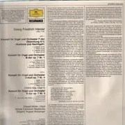 LP - Händel - Orgelkonzerte - 'Kuckuck Und Nachtigall' u.a. (Müller, Wenzinger)