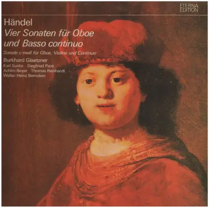 Händel/ Burkhard Glaetzner - Vier Sonaten für Oboe und Basso continuo