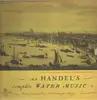 LP - Händel - Complete Water Music (Carl Bamberger)