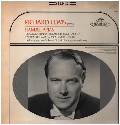 Händel / Richard Lewis - Handel Arias