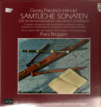 Händel - Sämtliche Sonaten für eein Blasinstrument und Basso Continuo