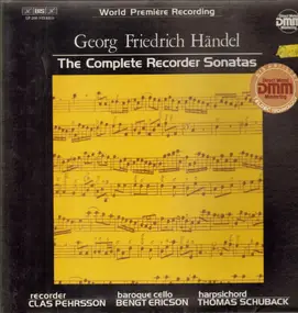 Georg Friedrich Händel - The Complete Recorder Sonatas